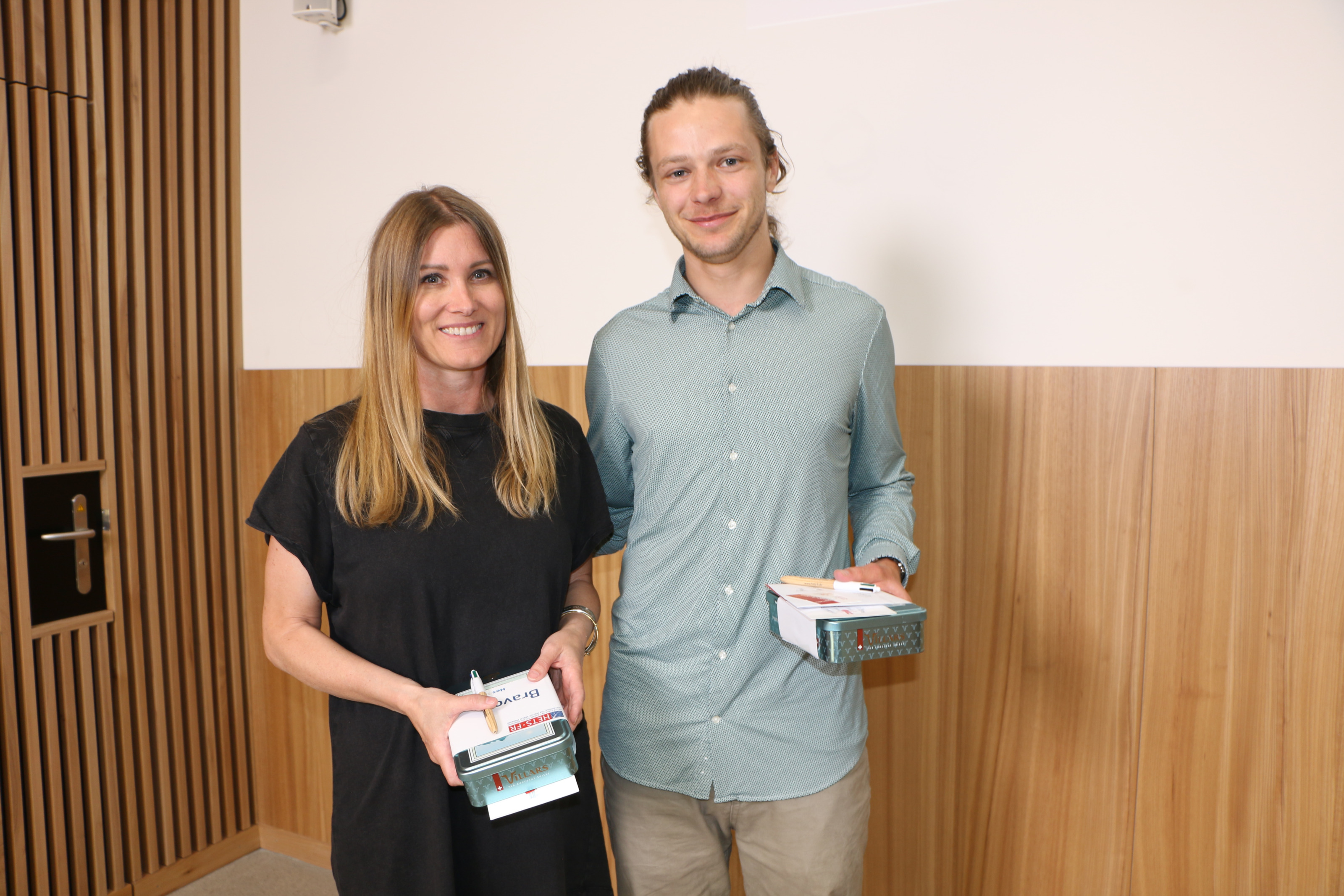 Image Prix Trait d’union 2024 -        Remis à Sandra Borer et Gregoire Quartenoud